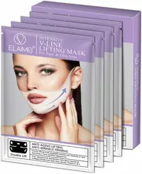 Set 4 Masti Premium pentru Barbie Dubla, Lifting Facial, V-Line Elaimei
