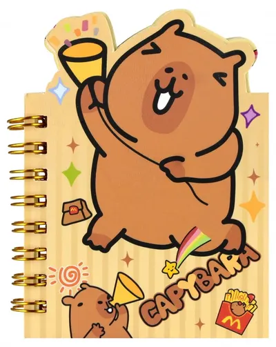 Carnet cu spirală Starpak – Kapibara II, A7, 50 de file
