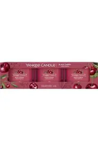 Set 3 lumanari parfumate mini. Black Cherry
