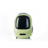 Rucsac cu hublou PETKIT Cat Travel Bag 2, Ventilare, Sistem iluminare, Green - Default Title