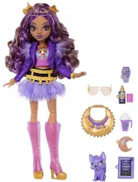 Păpuşă Monster High - Clawdeen Wolf, cu un animal de companie, 28 cm