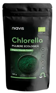 Chlorella Pulbere ecologica, 125g, Niavis