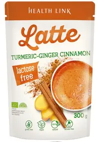 Latte organic cu turmeric, ghimbir și pudră de scorțișoară, 300 g, Health Link