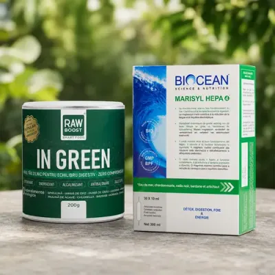 Protocol Hepato-Protector & Echilibru Metabolic, Marisyl Hepa și In Green