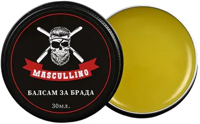 Balsam pentru barbă Mascullino, Aqua, 30 ml