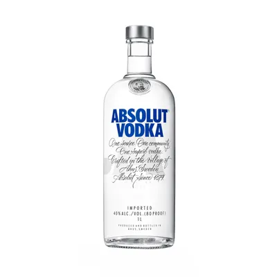 Vodka Absolut Blue 40% alc. 1l