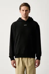 Calvin Klein hanorac cu glugă pentru bărbați cu bumbac