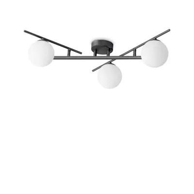 Lampa cu montaj pe tavan Atlas pl3 Negru