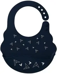 Bavetă din silicon Babyono - 829/07, negru