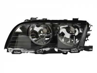 Far stanga (H7, reglaj electric, cu motoras, fundal negru) BMW Seria 3 (E46)