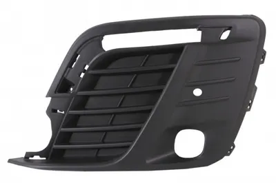 Element bara fata dreapta (cu orficii lampa ceata, cu orificii senzori parcare, plastic, negru) potrivit PEUGEOT TRAVELLER 04.16