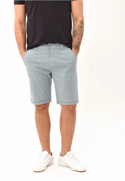 Pantaloni scurti barbati P-Neith gri - Comfort Fit
