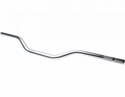 Ghidon enduro atv aluminiu, prindere 28,5mm, culoare argintiu, echivalent Renthal H839