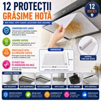 Protectie hota universala pentru grasime, 43x45CM, 12 buc