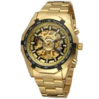 Ceas mecanic T-Winner Automatic Clasic Fashion Auriu