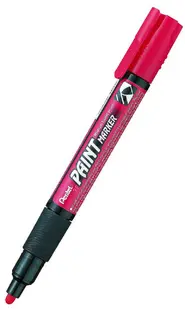 Marker permanent Pentel Paint MМP20 - 4.0 mm, rosu