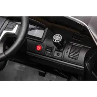 Masinuta electrica pentru copii Toyota Landcruiser Red cu roti EVA, scaun din piele, deschidere usi, scaun piele si telecomanda