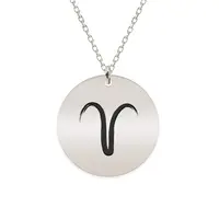 Colier argint 925 personalizat cu semn zodiacal Berbec
