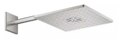 Dus fix Grohe SmartActive Cube 310, 26479DC0, montare pe perete, 310 mm, 2 functii, necesita valva, Otel satinat