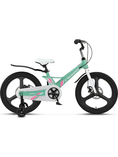 Bicicleta copii Umit Crosser, culoare menta , roata 20 , cadru din aluminiu, frana disc