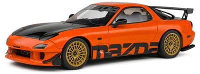 Model de colecție SOLIDO Modern: Mașini - Mazda RX7 FD3RS SOLIDO WORKS, Orange, 1999