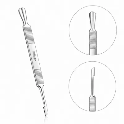 Instrument Profesional NAILSUP Pro Line MC700 Pusher din Inox pentru Manichiură și Pedichiură