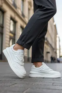 Adidasi barbati casual, albi Q6 N6-3