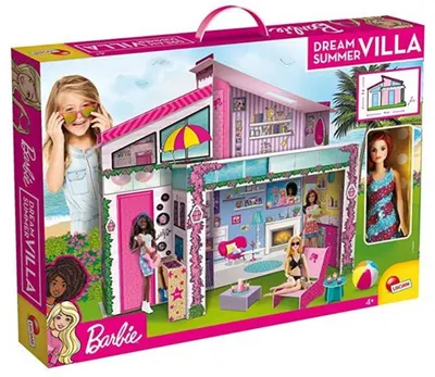 Casă de păpuși Lisciani Giochi Barbie - Vila din Malibu, cu păpușă