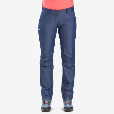 Pantalon modulabil Drumeție TRAVEL 100 Damă