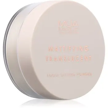 MUA Makeup Academy Matte pudra pulbere transparentă pentru un aspect mat
