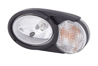 Far stanga (H4 P21W PY21W T4W, culoare insert: negru, culoare indicator: gri transparent) potrivit FENDT 922 VARIO, 924 VARIO, 930 VARIO