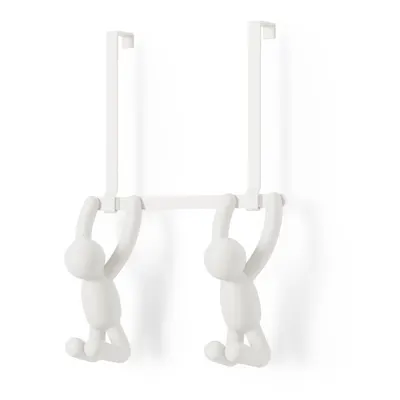 Cuier de ușă alb din plastic 22 cm Buddy – Umbra