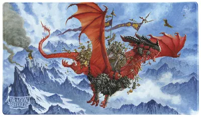 Covoraș de joc de cărți Dragon Shield Playmat, The Raid