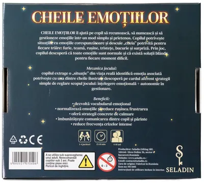 Joc educativ - Cheile emotiilor