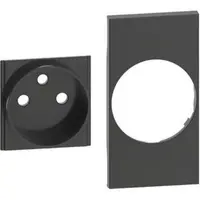 L.NOW - placa priza FR/BE 2M NEGRU