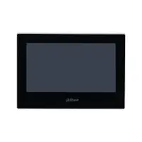 Videointerfon de interior IP Dahua VTH2621G-WP, 7 inch, PoE, aparent, negru