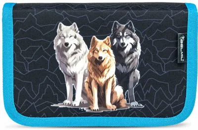 Penar Belmil - Wolves Pack, cu 1 fermoar si pliu dublu