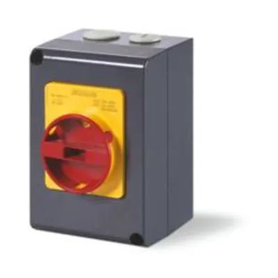 Intrerupator separator32A 3P IP65 105x150x82mm II 2D GENERAL GREY/BLACK