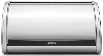 Cutie pentru depozitare pâine Brabantia - Roll Top, 11 l, Matt Steel