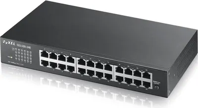 Switch ZyXEL - GS1100-24E, 24 porturi, negru