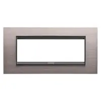 Placa ornament CProiector HORUS LUX metal- 6 module - BRUSHED ALUMINIUM LAVY - CProiector HORUS