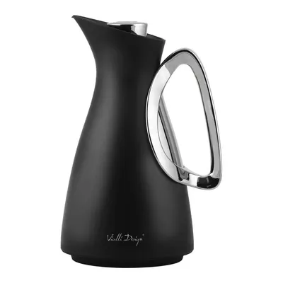 Termos negru din plastic 1 l Alessia – Vialli Design