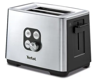 Prăjitor de pâine Tefal - Equinox TT420D30, 900W, 7 viteze, gri