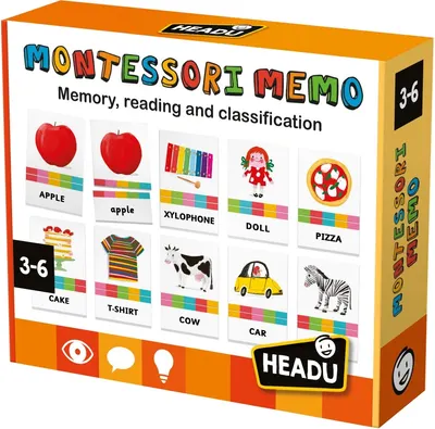 Joc educativ Headu Montessori - Sortați și clasificați