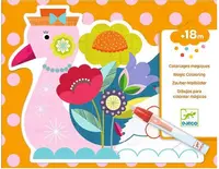 Set creativ Djeco - Coloreaza tablourile cu apa, Animalo-Len