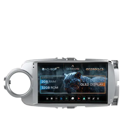 Navigatie Toyota Yaris (2010-2018), Android, P-Octacore 2GB RAM + 32GB ROM, 9 Inch - AD-BGP9002+AD-BGRKIT104