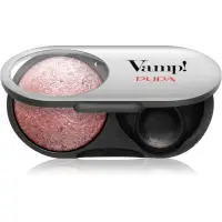 PUPA Milano Vamp! Radiant Baked Eyeshadow fard de culoare vibranta si lunga durata culoare 105 Eden Rose - WET & DRY 1 g