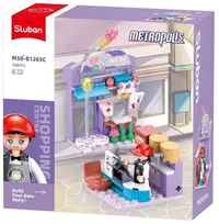 Constructor Sluban Metropolis - Magazin de băuturi, 108 piese