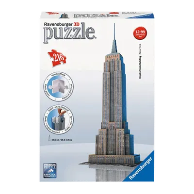 Puzzle 3d empire state building 216 piese