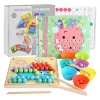 Puzzle creativ, Mozaic beads, Contine bile si boluri colorate, 3 ani +